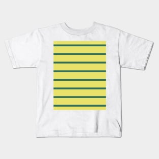 Norwich City Home Pinstripes Hoops 2023 Kids T-Shirt